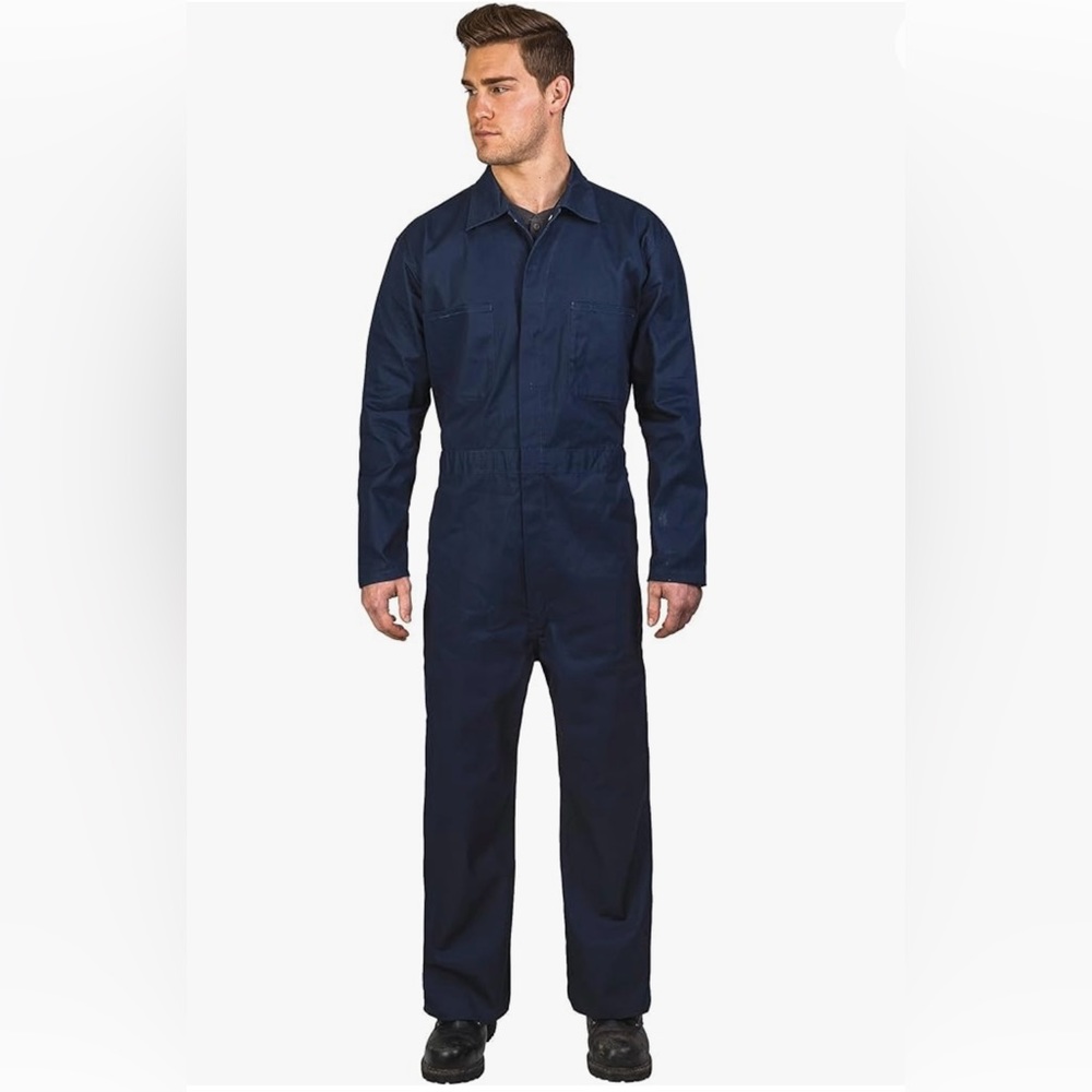 Walls MasterMade Long Sleeve Navy Mechanic Coveralls Size 2XL